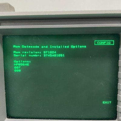 Анализатор спектра Hewlett Packard 8564E, с поверкой (демонстрационный)